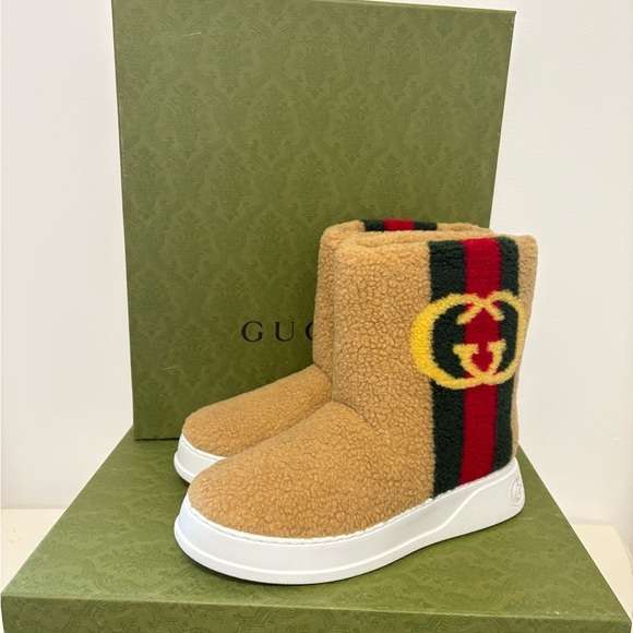 Gucci Other - Authentic  Sherpa Gucci Boots